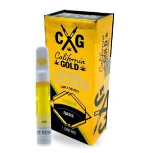 CALIFORNIA GOLD LIVE RESIN VAPE CART - HYBRID | 1000MG