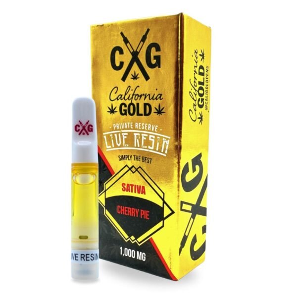 CALIFORNIA GOLD LIVE RESIN VAPE CART - SATIVA | 1000MG