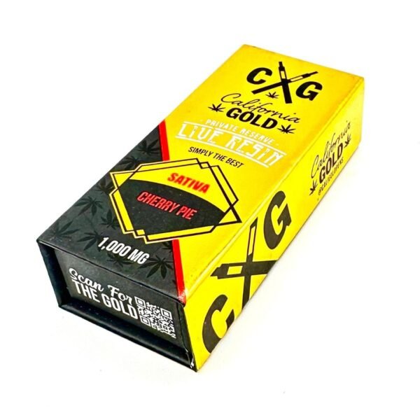 CALIFORNIA GOLD LIVE RESIN VAPE CART - SATIVA | 1000MG - Image 2