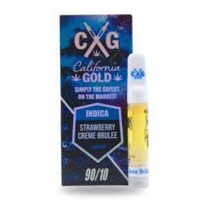 CALIFORNIA GOLD 90/10 VAPE CART - INDICA | 1000MG