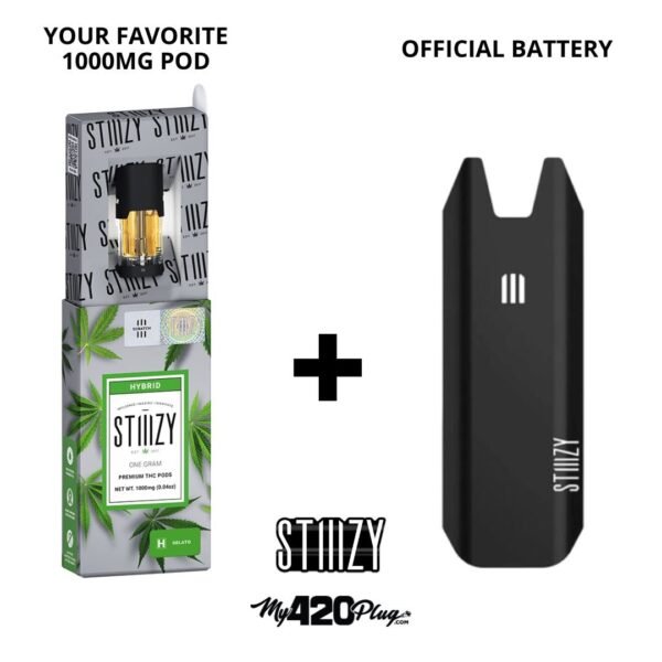 STIIIZY STARTER KIT - 1000MG THC POD & BATTERY - Image 2