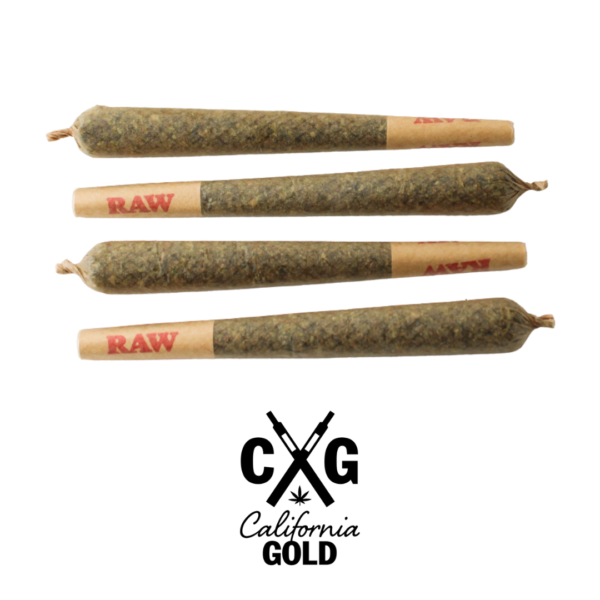 CALIFORNIA GOLD FESTIVAL PRE-ROLLS - 4 PACK | 5000MG