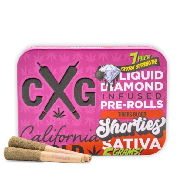 California Gold Infused Shorties Pre-Rolls – Indica