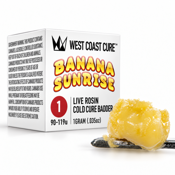 West Coast Cure Live Rosin Badder Tier 1