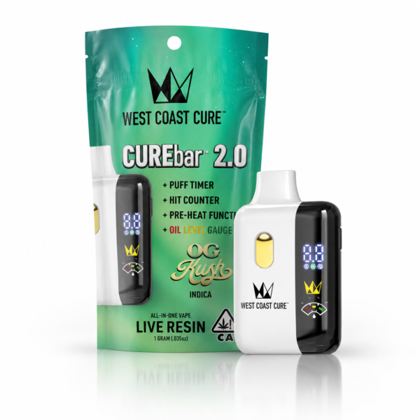 West Coast Cure Live Resin CUREbar Disposable Vape – Hybrid