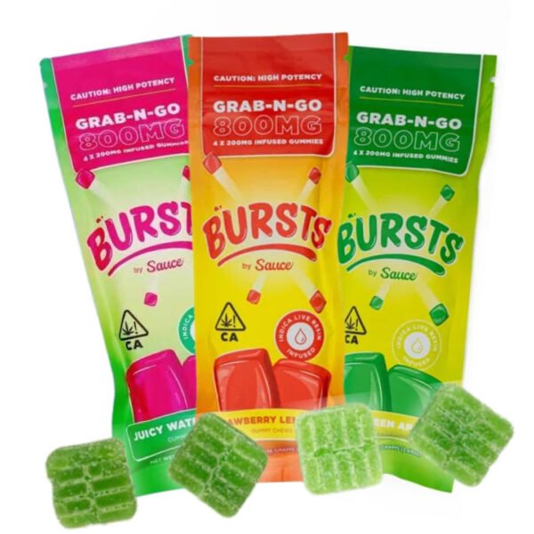 Sauce Live Resin Gummies – Indica