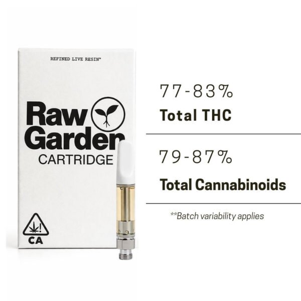 Raw Garden Refined Live Resin Vape Cart