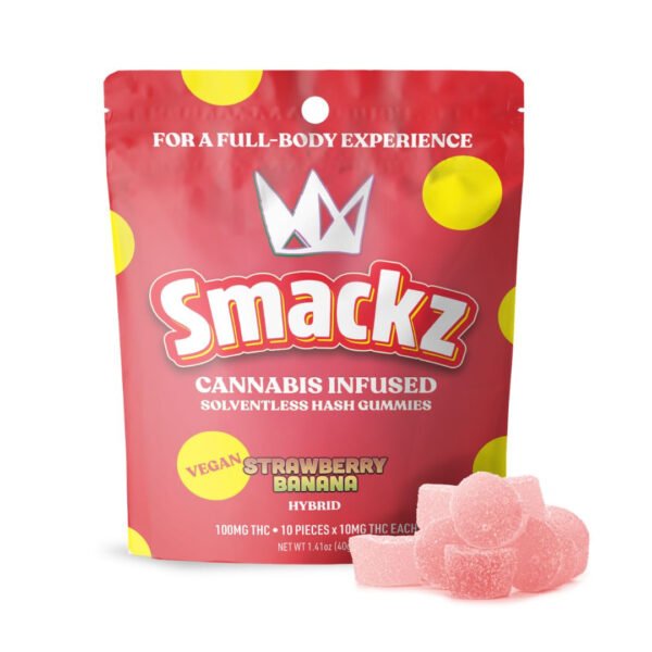 West Coast Cure Solventless Hash Gummies - STRAWBERRY BANANA - HYBRID